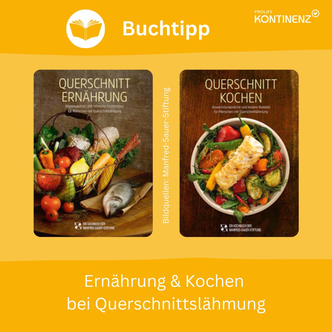 Buchtipp zu Ernährung und Kochen bei Querschnittslähmung
