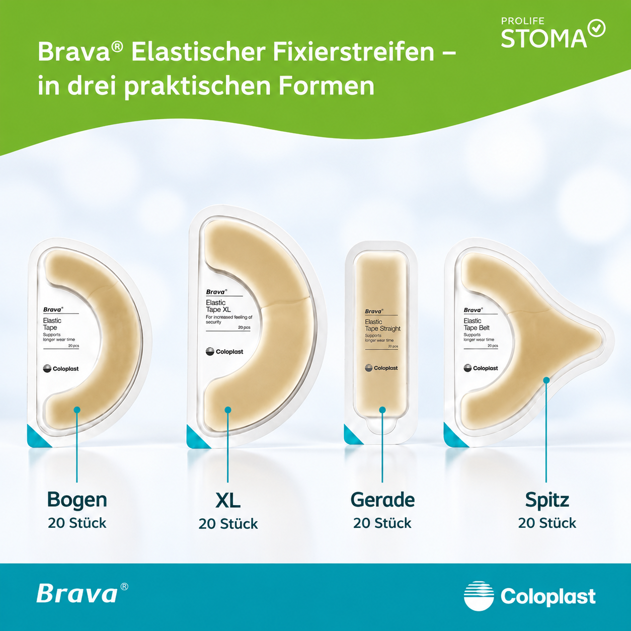 Brava Fixierstreifen