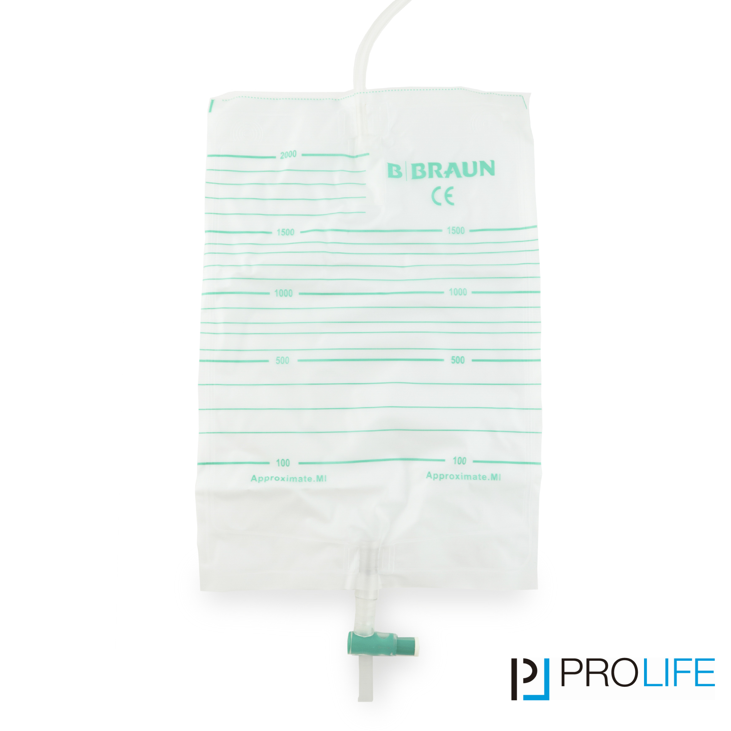 Urinbeutel von B. Braun mit Skala