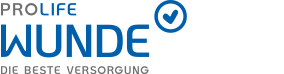 Pro Life Wunde Logo mit Slogan 'Die beste Versorgung'