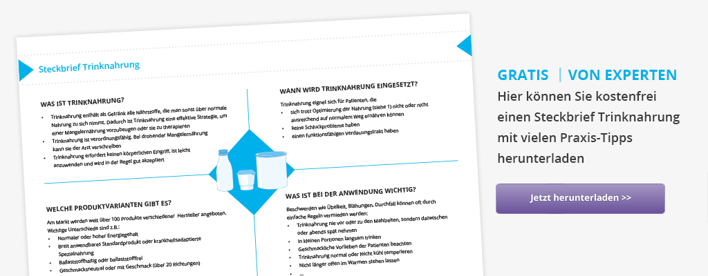 Steckbrief zur Trinknahrung