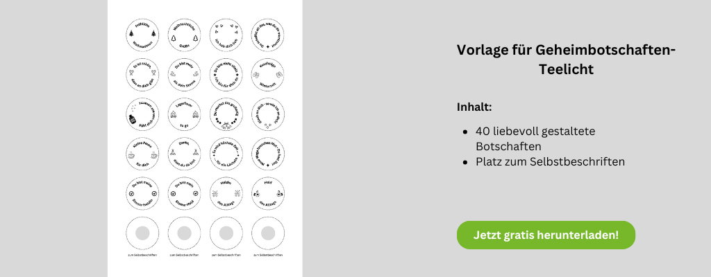 Teelicht-Botschaften Teaser Teelicht-Botschaften Teaser