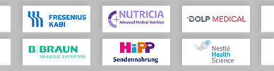 Logos von sechs Ernährungsmarken