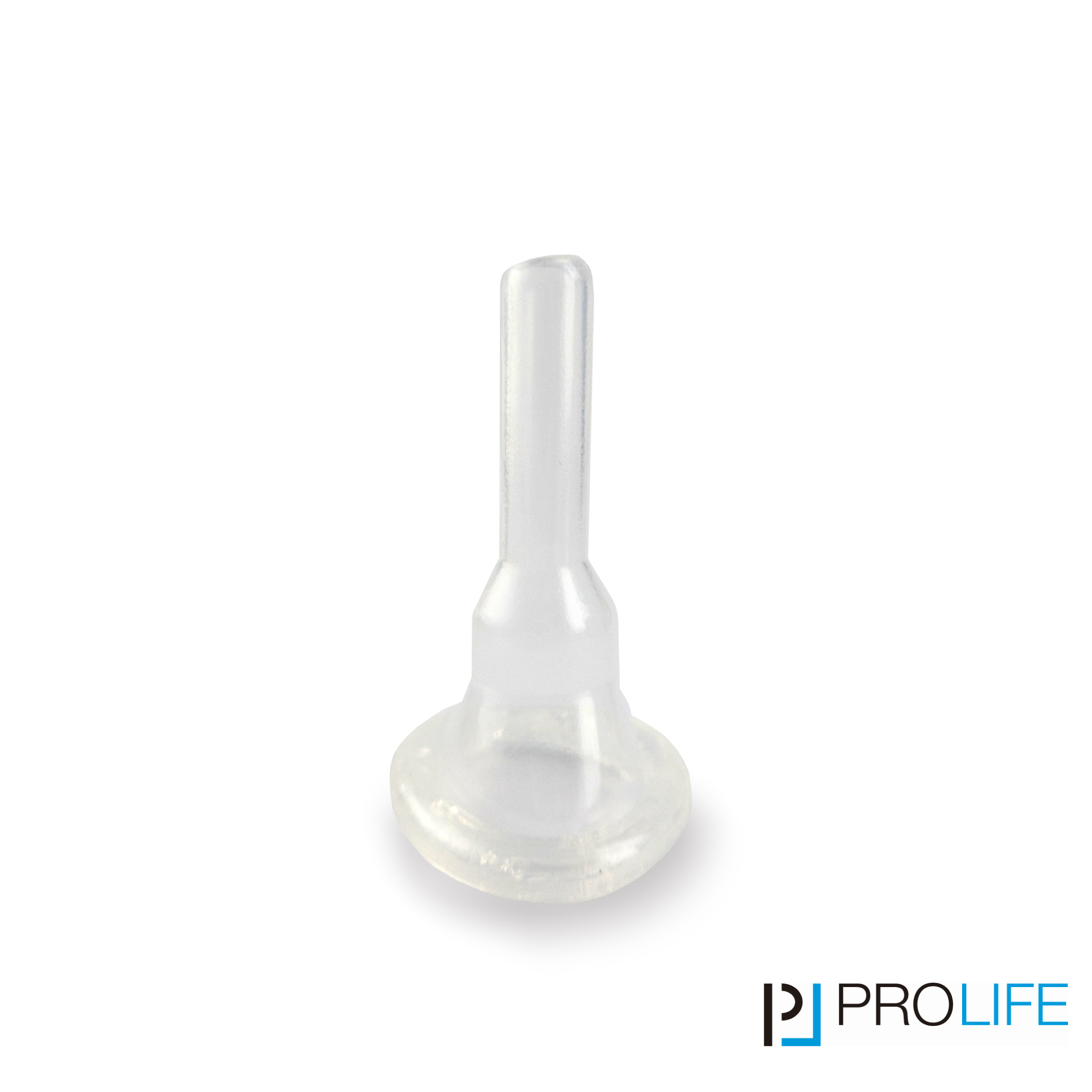 Transparentes Kondomurinal mit breitem Band